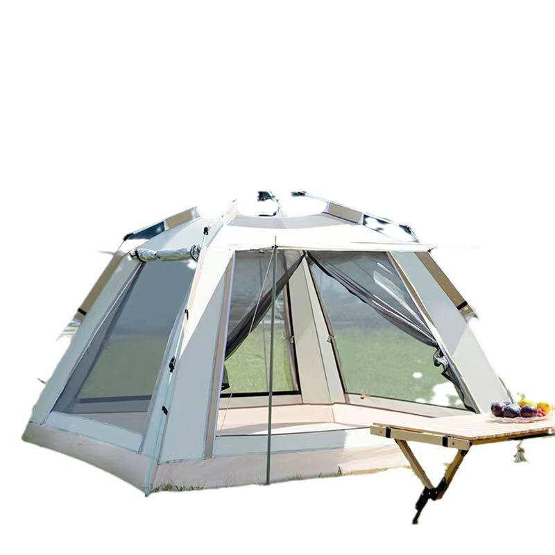 帐篷户外便携式折叠露营全自动野外野餐装备沙滩牛津加厚防雨防晒