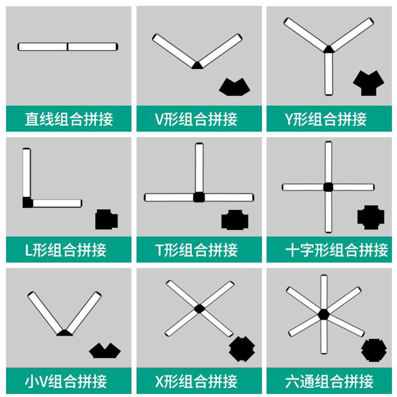led办公灯条形灯写字楼商场餐厅灯方通灯吸顶办公室吊灯led长条灯
