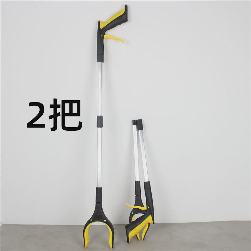 拾物捡垃圾的夹子可伸缩折叠家用垃圾夹子卫生钳环卫器火钳垃圾夹图片