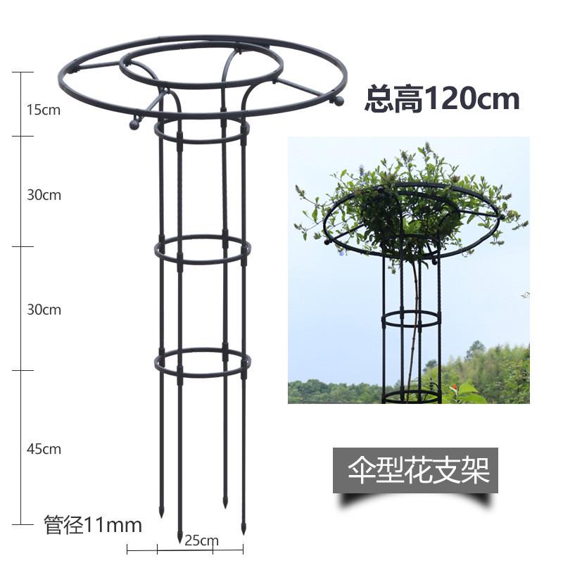园艺伞形玫瑰支架月季铁线莲攀藤蘑菇蔷薇花爬藤架绿植支架杆户外