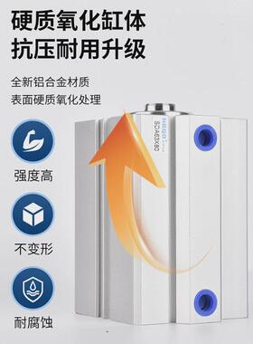 薄型气缸SDA50*5*10*15*20*25*30*35*40*45*50*55*60*65*70*75