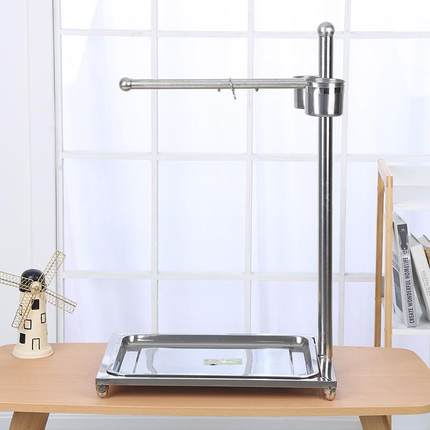 【全国批发】不锈钢鹦鹉站架鹦鹉7字架小中大号结实鹦鹉鸟架子