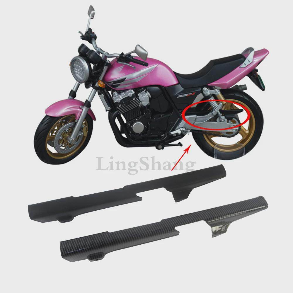 适用本田CB400 92-17年 VTEC 1 2 3 4 5代碳纤链条罩链条盒链条盖