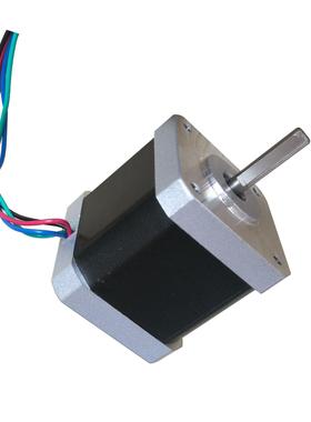 42步进电机0.9°二马达4线42byghm809电机相1.7a0.42nm