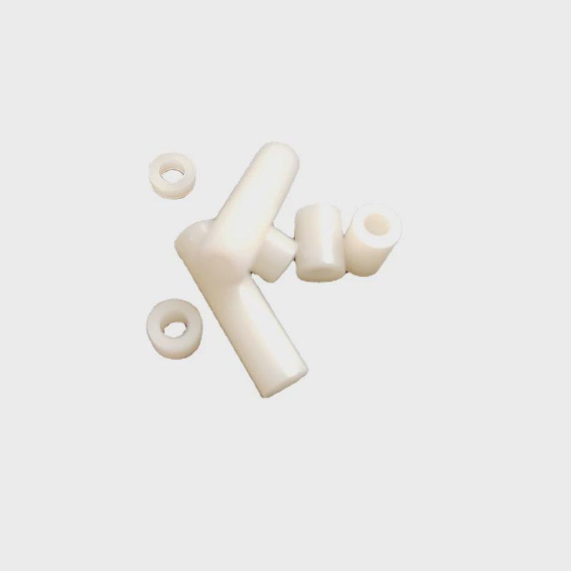6-3.2abs直通柱绝缘套管尼龙pcb板支撑柱圆体空心间隔直通柱