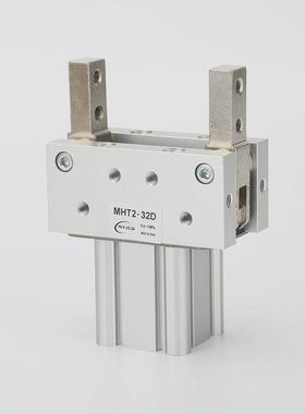 爪重物型夹爪气缸mht2-32d/40d/50d/63d手指支点开闭夹持重物肘节