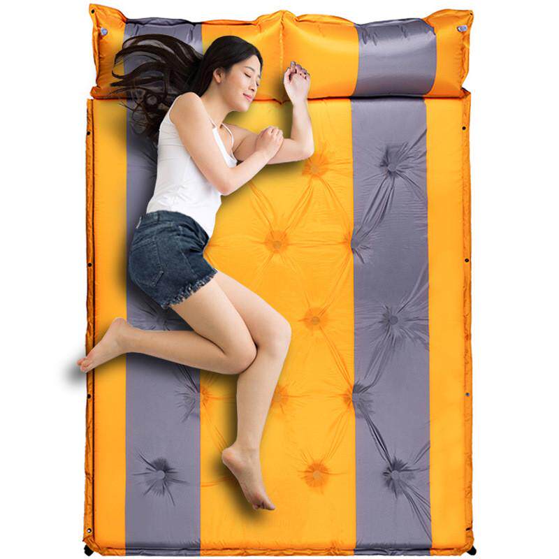 自动充气垫户外帐篷睡垫双人宽防潮垫野外三3人4床垫加厚露营垫子