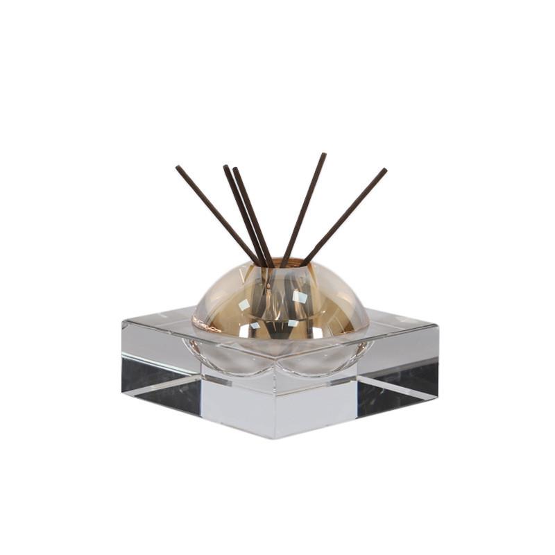 现代意式极简无火香薰水晶书房扩香摆件茶室拼接桌面家居装饰摆件