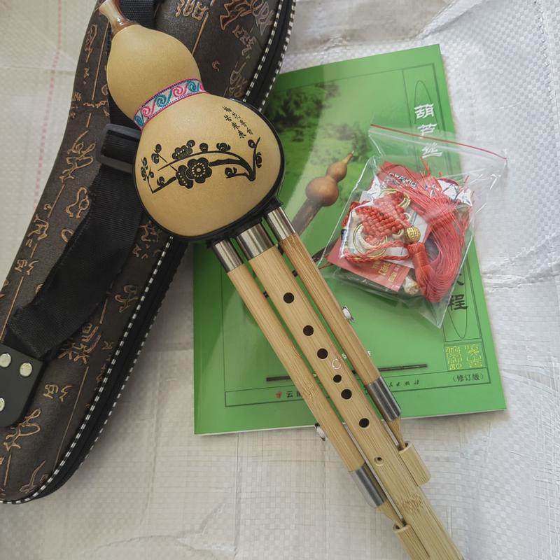 葫芦丝专业演奏乐器8孔C调紫竹楠竹七孔成人学生降BGFD学习傣音