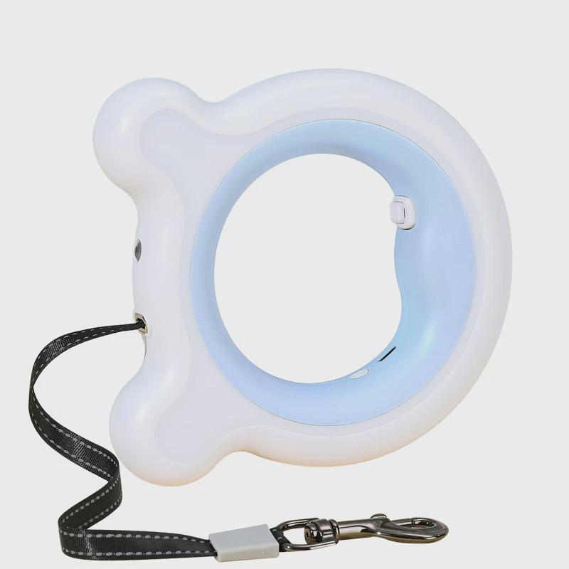 遛狗狗狗牵引绳绳子自动可伸缩夜晚带灯中小型犬泰迪柯基宠物用品