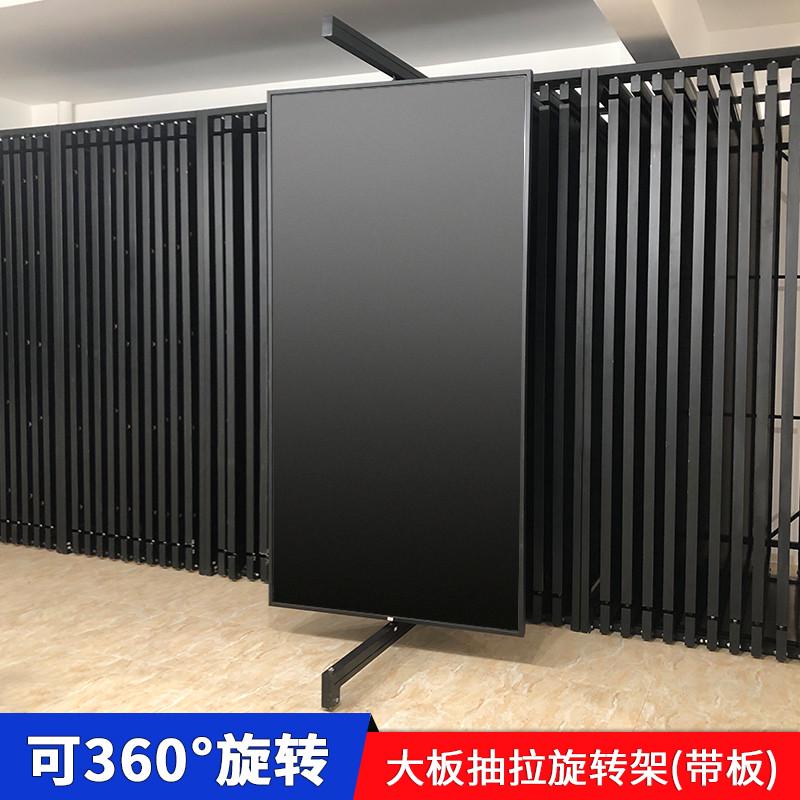 陶瓷多功能立式落地展架瓷砖抽拉旋转展示架大板岩板木地板抽拉架