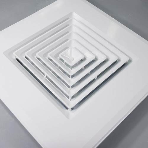 空调天花吊顶检修口ABS方形出风口散流器新风系统通风口百叶窗