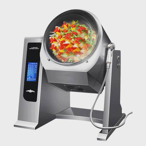 旭众大型商用型炒菜机全自动智能炒菜机器人炒饭机电磁滚筒炒菜锅