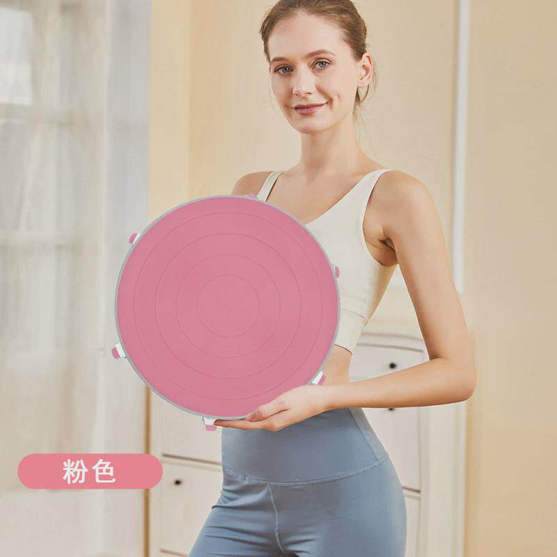 静音六轮滑盘健身二代练腹肌壶铃健腹划盘健腹轮运动器材家用