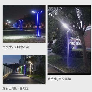 铝型材简约庭院灯7方形防水户外3米景区公园林工程字型门灯景观灯