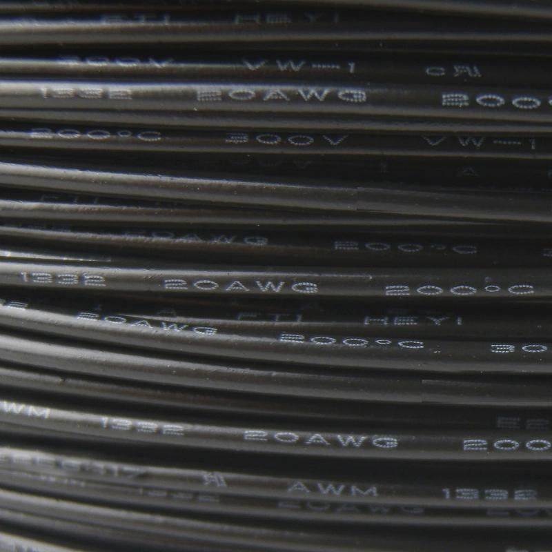 东莞厂家供应ul1330-26a耐腐蚀温度线氟塑料耐高温传感引出连接线