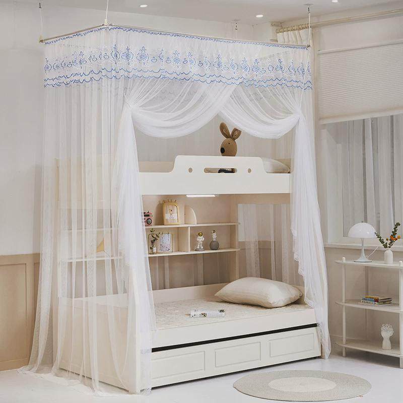 5N蚊帐家用2024新款吸顶粘钩式子母床上下铺梯形一体家用儿童上下,床上用品,蚊帐,淘宝优惠券,粉丝福利购,淘宝优惠卷