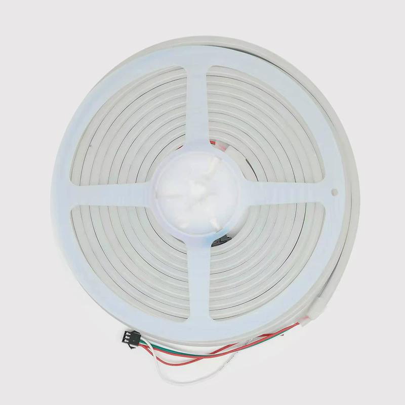 厂家幻彩12v硅胶灯条柔性跑马流水变色户外防水工程亮化定制灯带