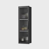 卫生间不锈钢浴室柜防水定制2024新款 吊柜侧边壁龛 小户型嵌入式