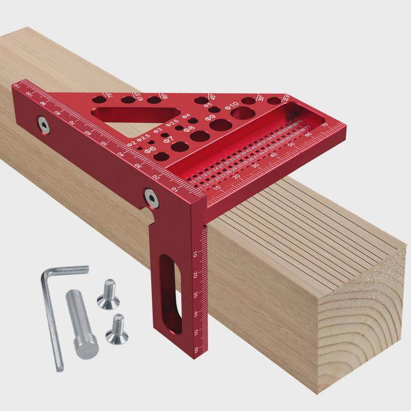 新款木工直角尺三角尺带暗销多功能铝金划线刻度尺测量工具,畜牧/养殖物资,特种养殖设备,淘宝优惠券,粉丝福利购,淘宝优惠卷