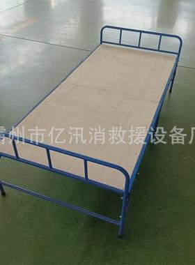 办公室午休床木板折叠床家用成人简易木条床硬板铁架小床