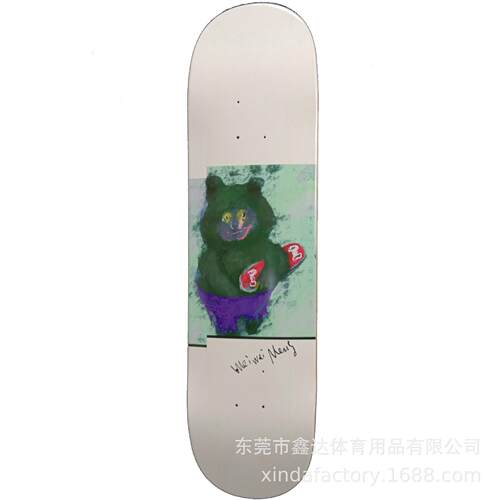 厂家直销批发滑板光板短板双翘板配件优质枫木滑板面专业
