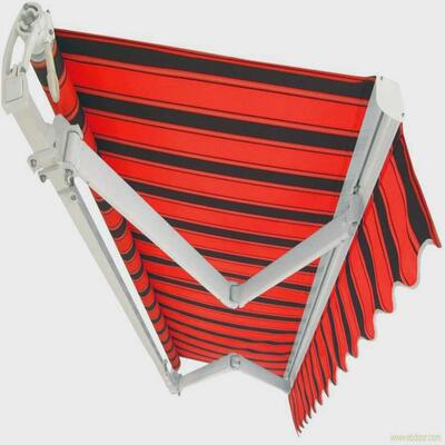 家用阳台遮阳伞庭院门户遮雨棚遮阳篷门店折叠手摇伸缩式挡雨篷