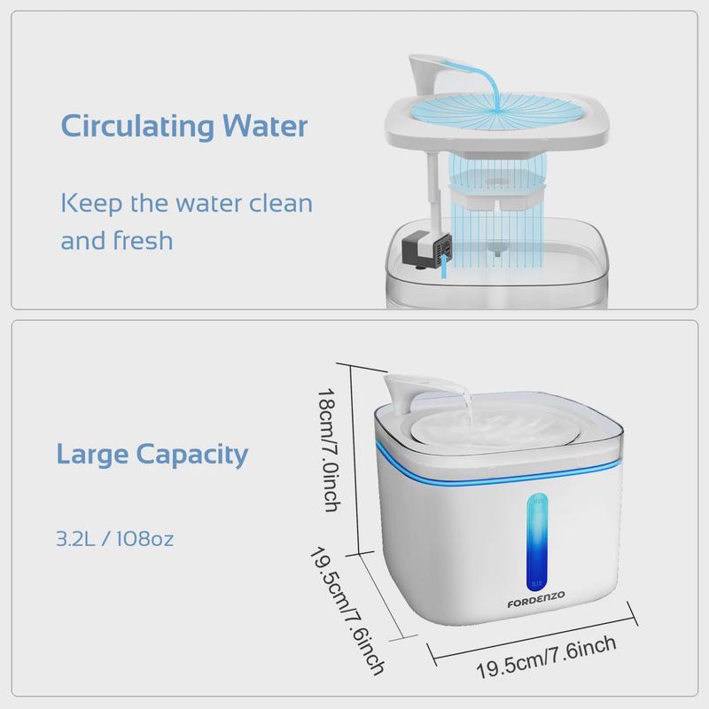 宠物饮水机自动循环过滤、猫咪饮水器喝水机