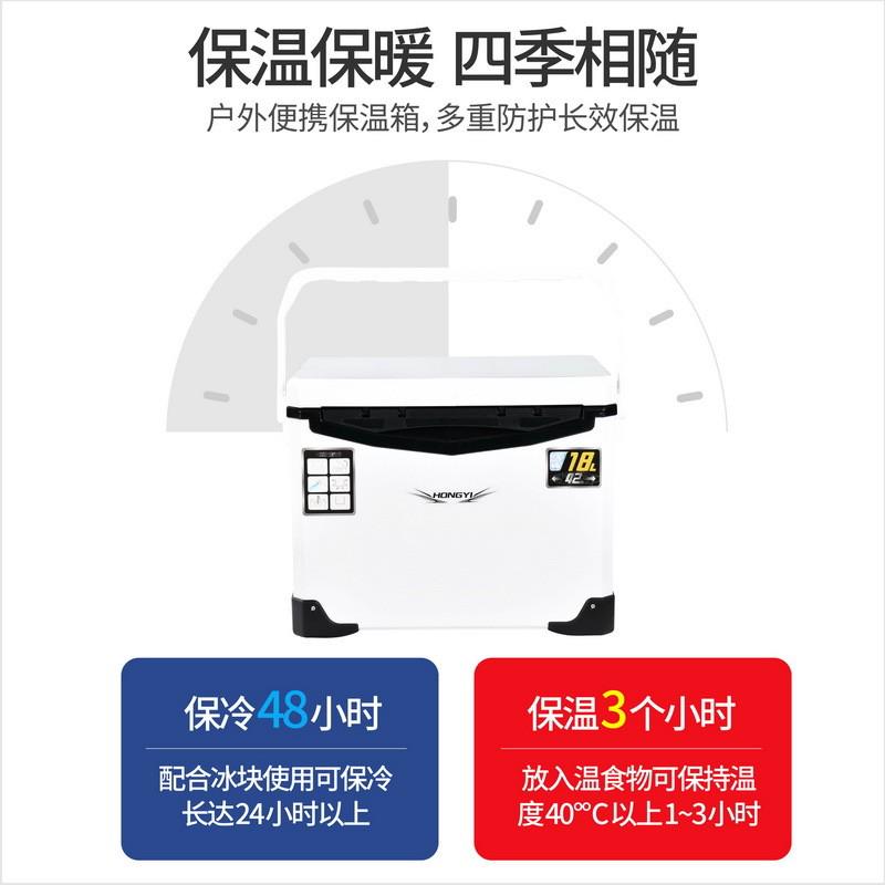 泓达新款海钓箱多功能批发超轻钓箱可坐商用露营摆摊外卖保温箱