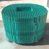 圆形玻璃钢格栅树篦子树池树坑树穴盖板树下透水网格38 25mm