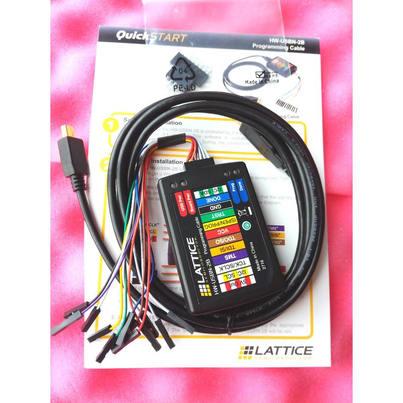 现货HW-USBN-2B Lattice USB ISPDOWNLOAD CABLE下载电缆线编程器