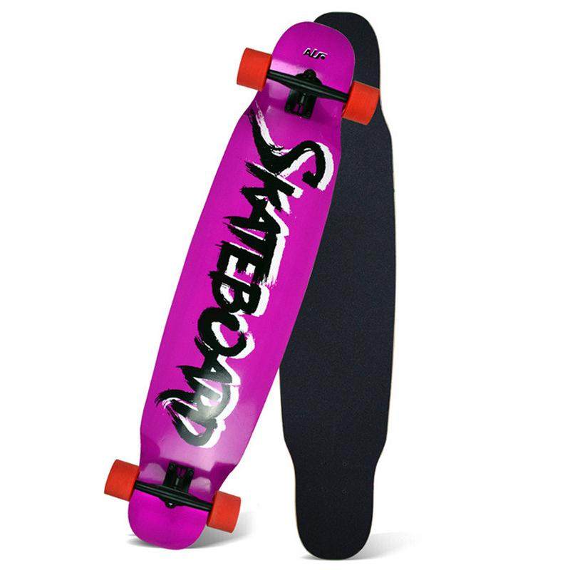 长板公路四轮滑板枫木舞板代步刷街冲浪板专业男女生成人滑板车