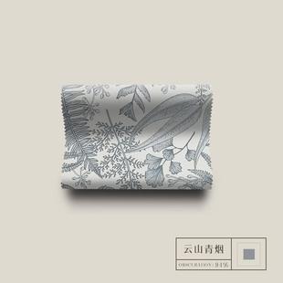 全遮光森系雪尼尔窗帘客厅卧室多色拼色布艺奶油色全遮光窗帘