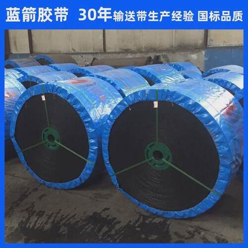 河北皮带箭厂家供应600尼龙芯输送蓝nn200工业橡胶尼龙输送带