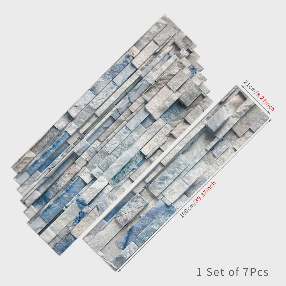 仿真3d立体复古砖头文化砖pvc墙贴厨房墙壁装饰防水防油贴纸rs09