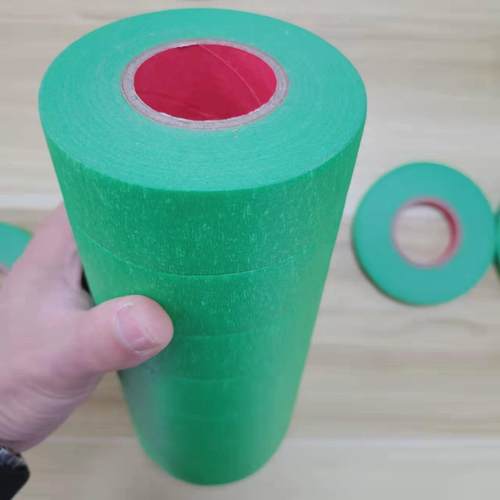 绿色外墙美纹纸胶带粗糙面分格真石漆水包砂遮蔽外墙分色胶带包邮