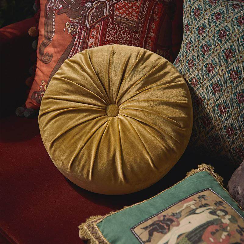 gz6m美式复古抱枕床头靠垫客厅沙发腰枕家用欧式轻奢靠枕套