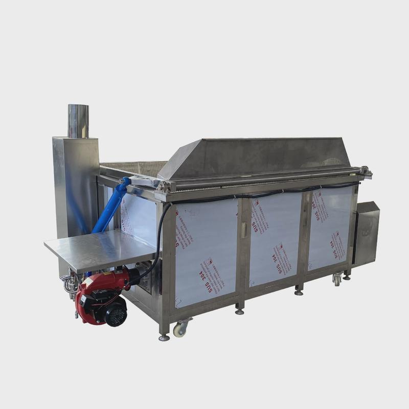 大型海参海参自动出料煮锅海参搅拌蒸煮锅自动翻锅方形蒸煮设备