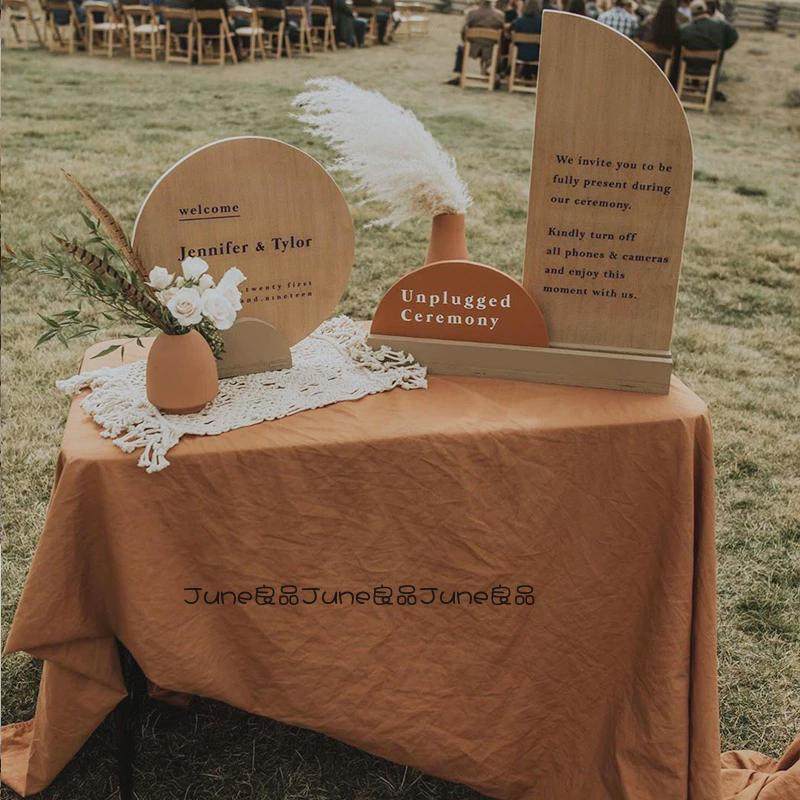 kbq1法式橘纯色桌布欧式复古美食甜品盖台布客厅原木茶几桌背景餐