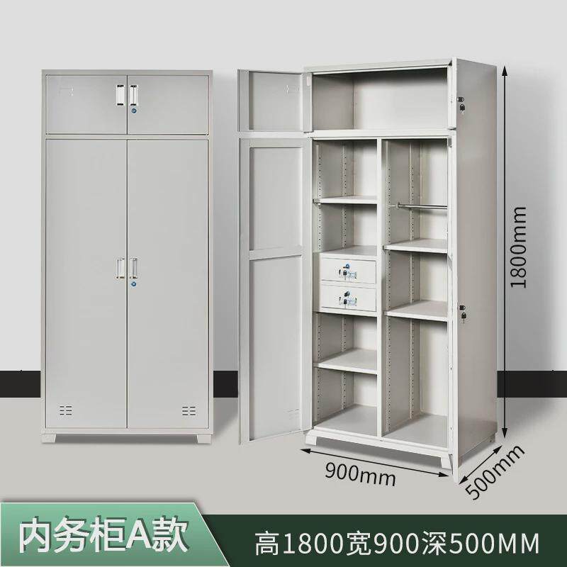 制式营具双层床带床下柜宿舍高低床单人床内务柜架子床上下铺铁床