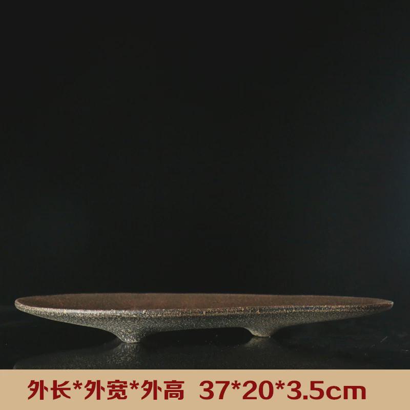 紫砂花盆苔藓盆景盆微景观生态瓶插花剑山日式陶瓷禅意花道