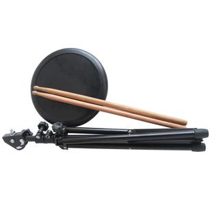 8寸硅胶哑鼓带鼓带包哑鼓垫套装 8英寸练习架子静音鼓哑鼓送鼓棒