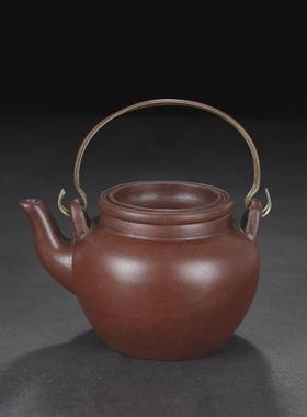 37n处理一厂库存老提梁洋桶紫砂壶茶壶宜兴原矿手工紫砂老库