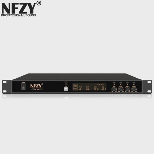 nfzydsp6100数字ktv前级效果器啸叫防卡拉ok混响处理器