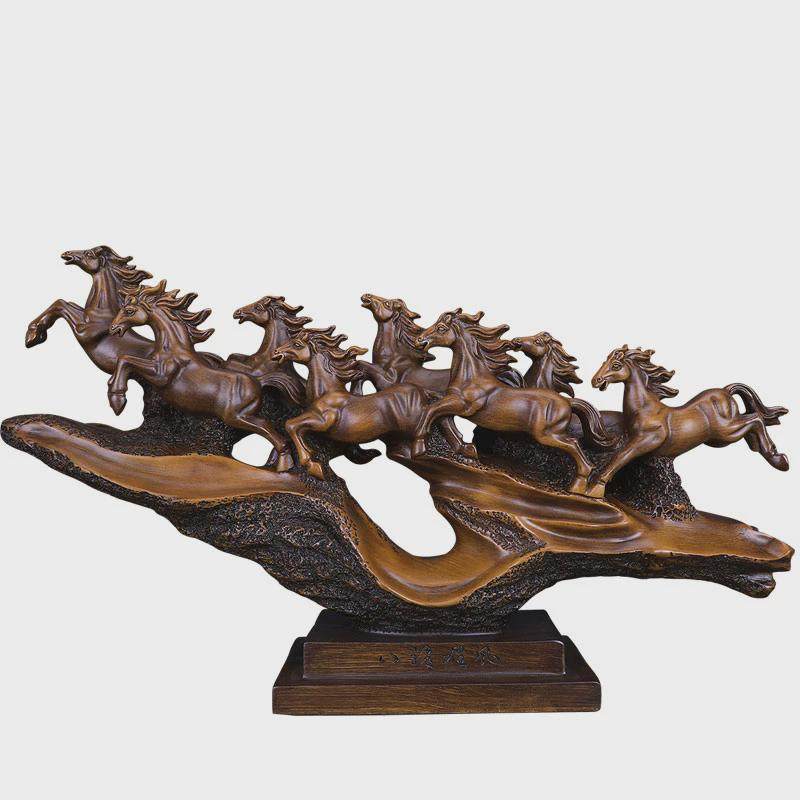 招财马摆件马到成功客厅玄关电视柜工艺品办公室装饰乔迁开业礼品,家居饰品,装饰摆件,淘宝优惠券,粉丝福利购,淘宝优惠卷