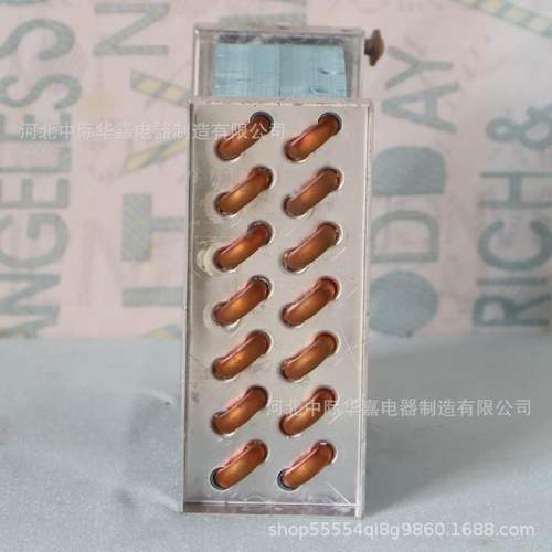 cp4x7x150排蒸发器不锈钢冷铝片微型散热器冷凝器风冷铜管翅片式
