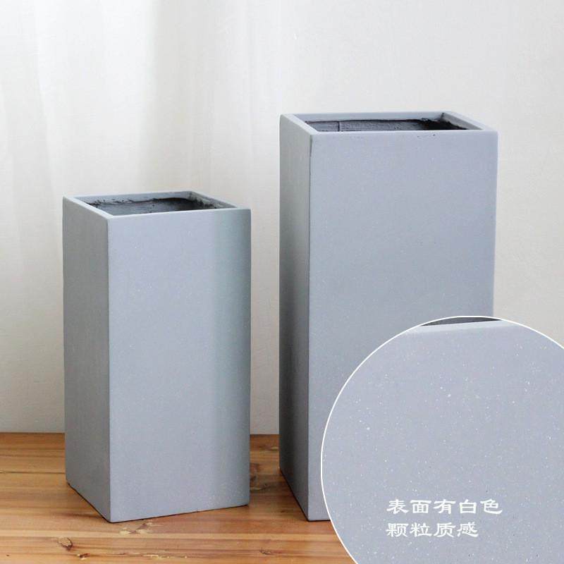 黑色长方形大号花盆庭院民宿户外阳台家居装饰落地立柱水泥花盆,鲜花速递/花卉仿真/绿植园艺,花盆,淘宝优惠券,粉丝福利购,淘宝优惠卷
