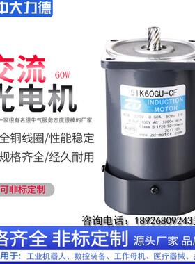 zd中大力德电机6w10w15w25w40w60w90w120w140w180w200w单速定马达
