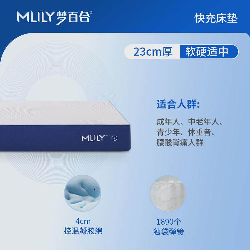 71tx快充床垫零压记忆棉弹簧席梦思0家用垫护脊儿童压软硬