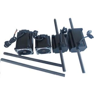 86按通式直线丝杆贯穿式往复伸缩步进大扭矩可贯要求做